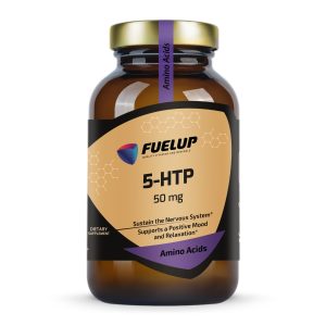 Fuel Up 5-HTP 50 mg 180 капсул, фронтальна сторона упаковки