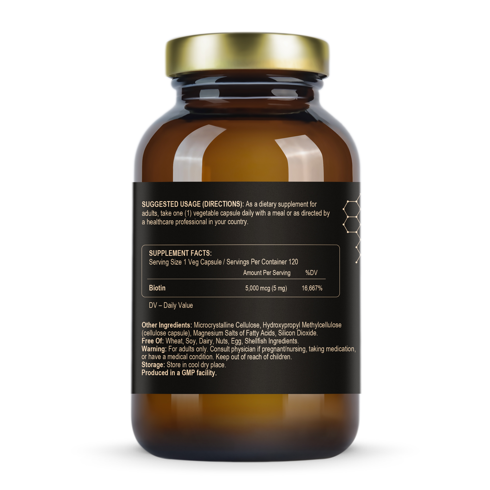 Рекомендації щодо прийому та дозування Fuel Up Biotin 5000 mcg