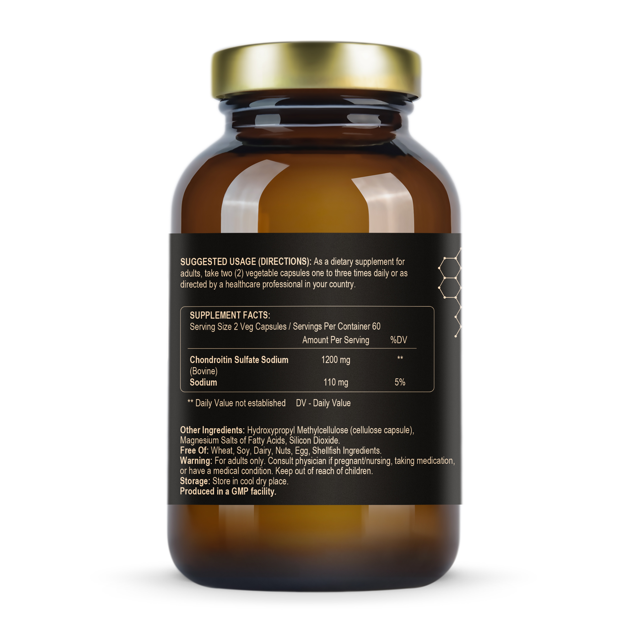 Рекомендації та дозування Fuel Up Chondroitin Sulfate 600 mg