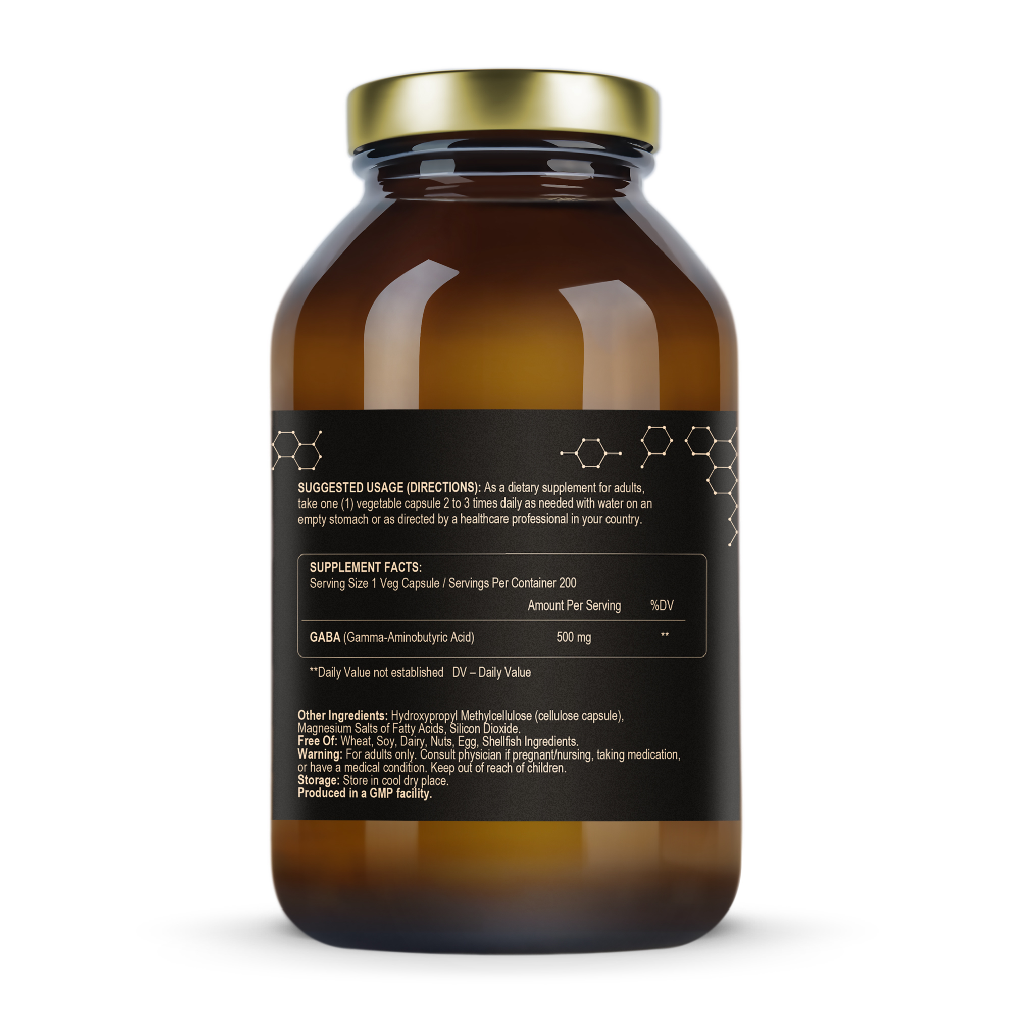 Інструкція та переваги добавки Fuel Up GABA 500 mg 200 шт