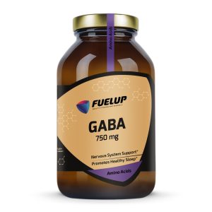Fuel Up GABA 750 mg 200 капсул велика банка, вигляд спереду