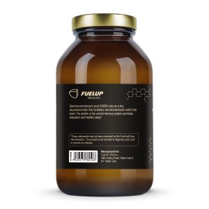 Деталізація складу GABA 750 mg Fuel Up 200 vegcaps на упаковці