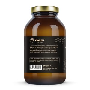 Склад амінокислоти L-Arginine 1000 mg Fuel Up на етикетці