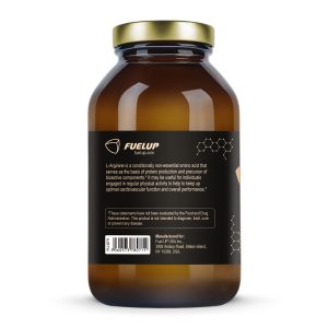 Склад амінокислоти L-Arginine 500 mg Fuel Up на упаковці