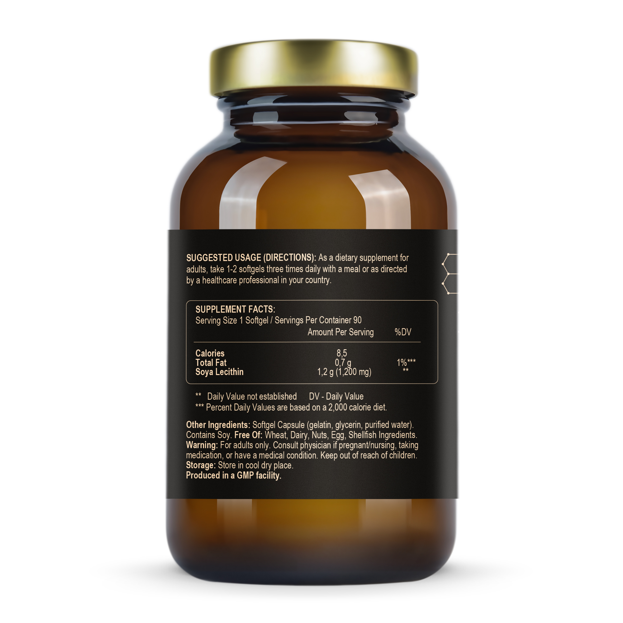 Як приймати лецитин Fuel Up 1200 mg, опис на упаковці