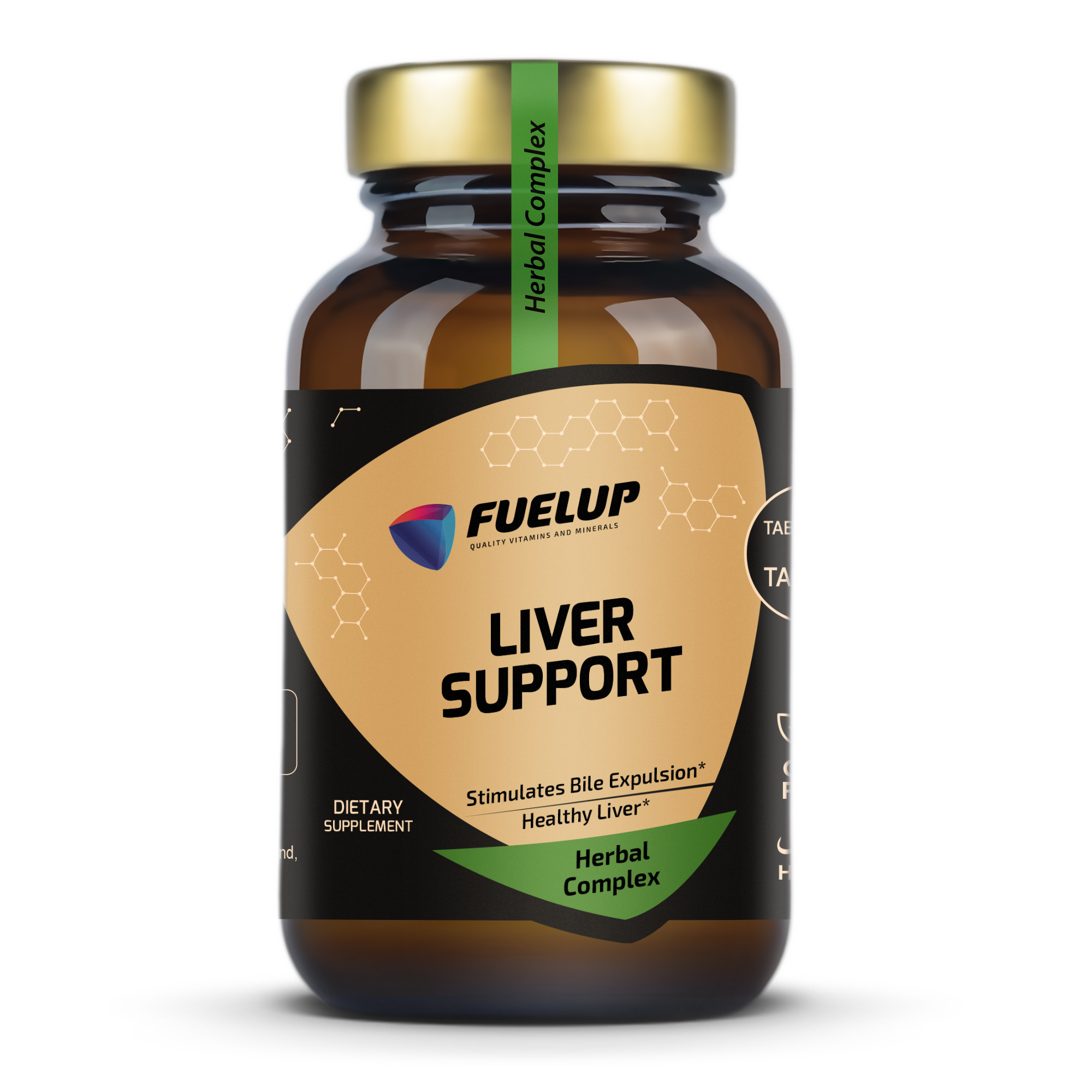 Комплекс Fuel Up Liver Support 60 таблеток для печінки, спереду