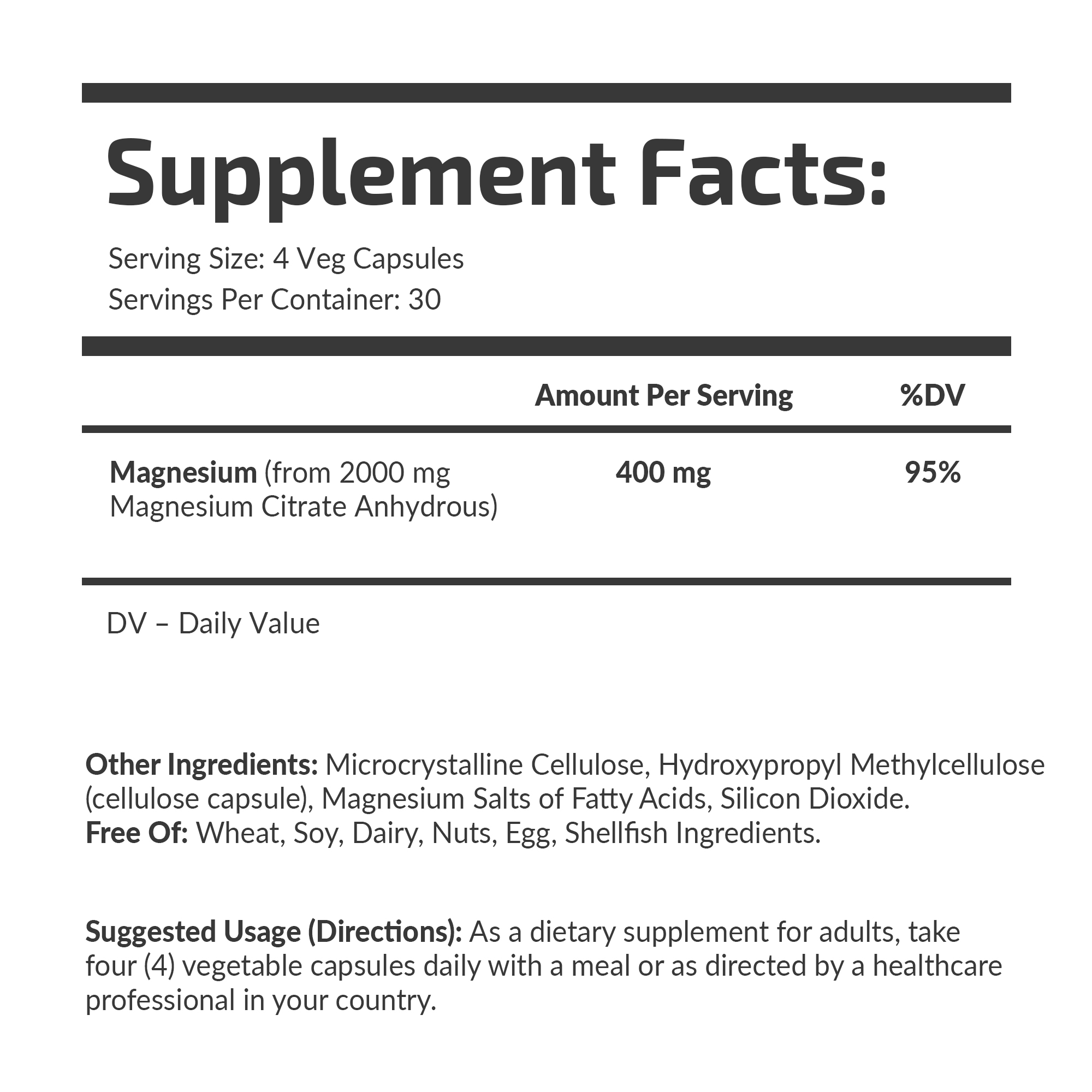 Банка Magnesium Citrate 100 mg Fuel Up, вигляд під кутом.