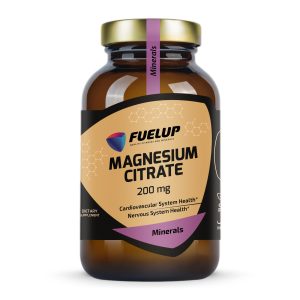 Fuel Up Magnesium Citrate 200 mg 60 таблеток, пакування спереду