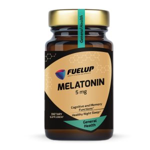 Fuel Up Melatonin 5 mg 60 таблеток для сну, фронтальний вид
