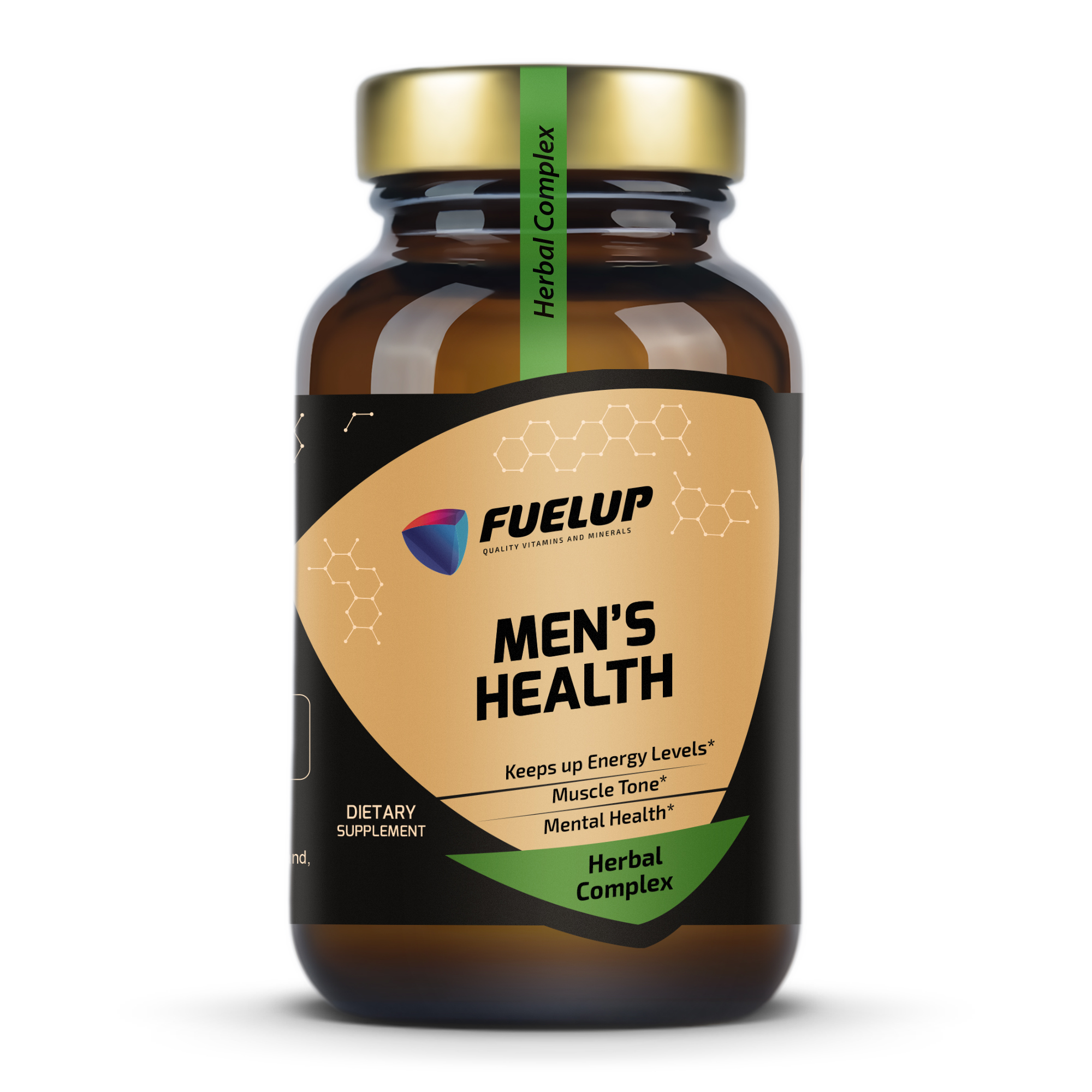 Комплекс Fuel Up Men's Health 60 капсул для чоловіків, спереду