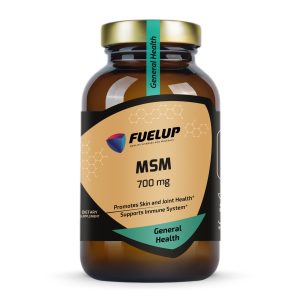 Fuel Up MSM 700 mg 120 капсул для суглобів, спереду