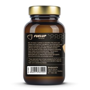 Склад NAC з селеном 600 mg Fuel Up на упаковці