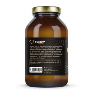 Склад риб'ячого жиру Омега-3 Fuel Up 1000 mg на етикетці