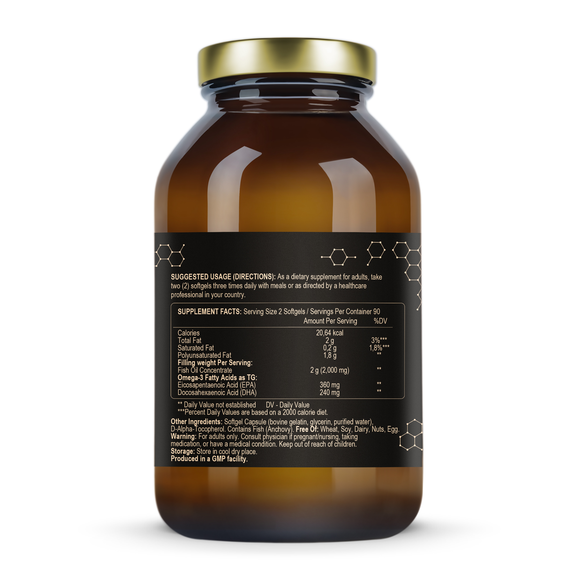 Рекомендації щодо прийому Fuel Up Omega 3 TG 1000 mg 180 шт