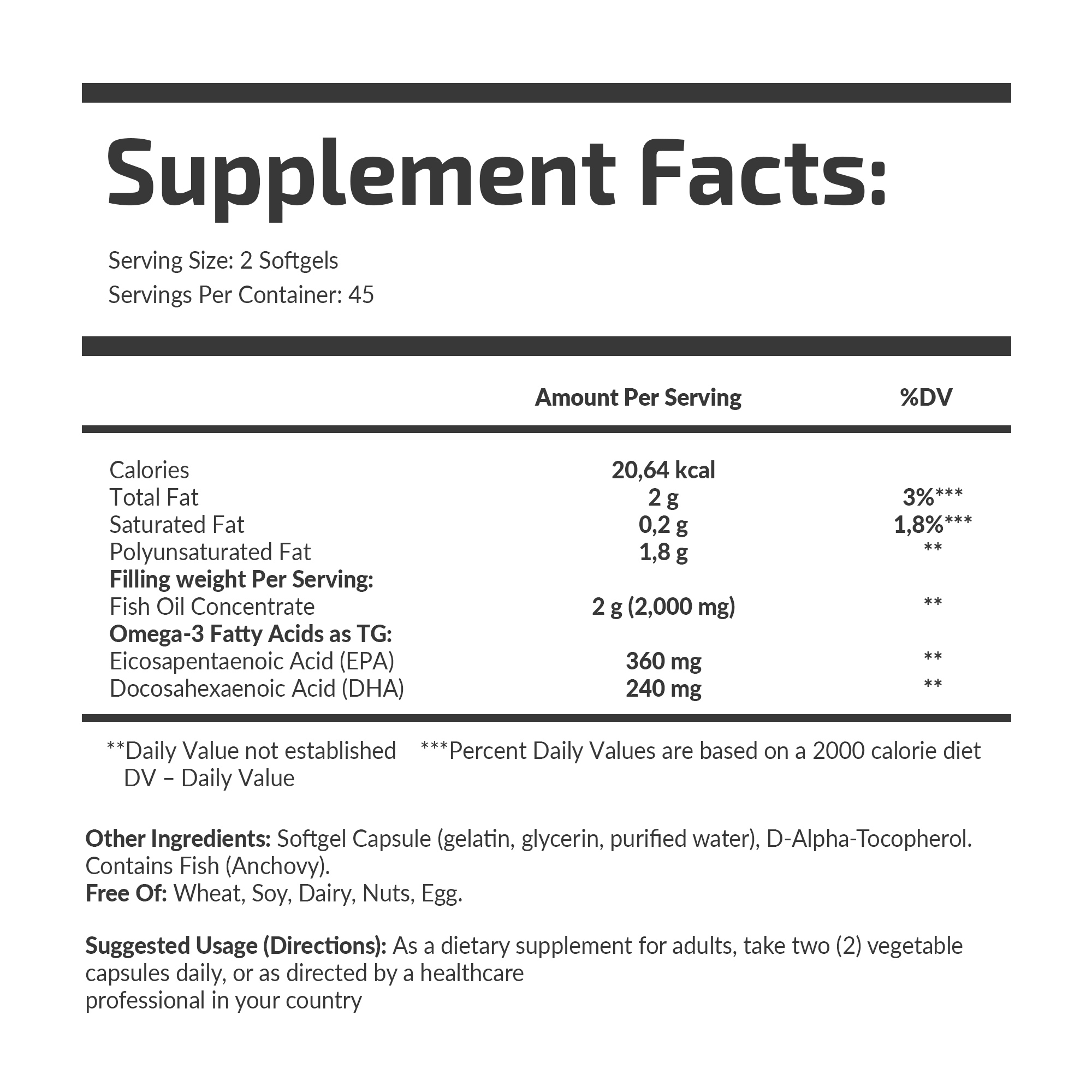Банка Omega 3 TG 1000 mg Fuel Up 90 шт, вигляд під кутом.
