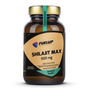 Fuel Up Shilajit Max 500 mg 60 капсул мумійо, вигляд спереду
