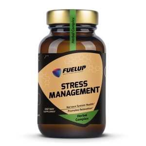 Комплекс Fuel Up Stress Management 60 капсул для зняття стресу, спереду