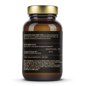 Рекомендації по вживанню Fuel Up Tongkat Ali 400 mg 60 шт