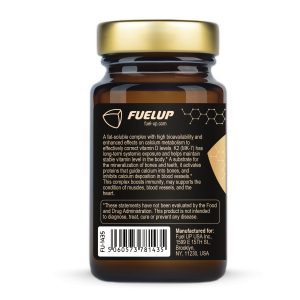 Склад комплексу D3 + K2 Fuel Up на етикетці veg softgels