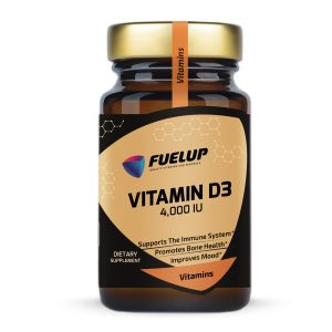 Fuel Up Vitamin D3 4000 IU 120 капсул, фронтальний вигляд банки
