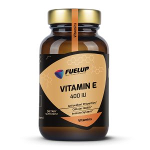 Fuel Up Vitamin E 400 IU 100 капсул, вигляд банки спереду