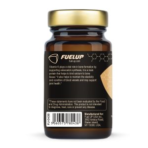 Склад вітаміну К2 МК-7 100 мкг Fuel Up на етикетці