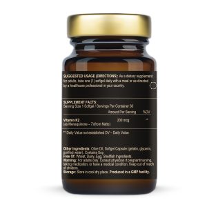 Рекомендації щодо прийому та дозування Fuel Up Vitamin K2 MK-7