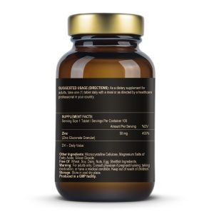 Правила прийому та властивості Fuel Up Zinc Gluconate 50 mg