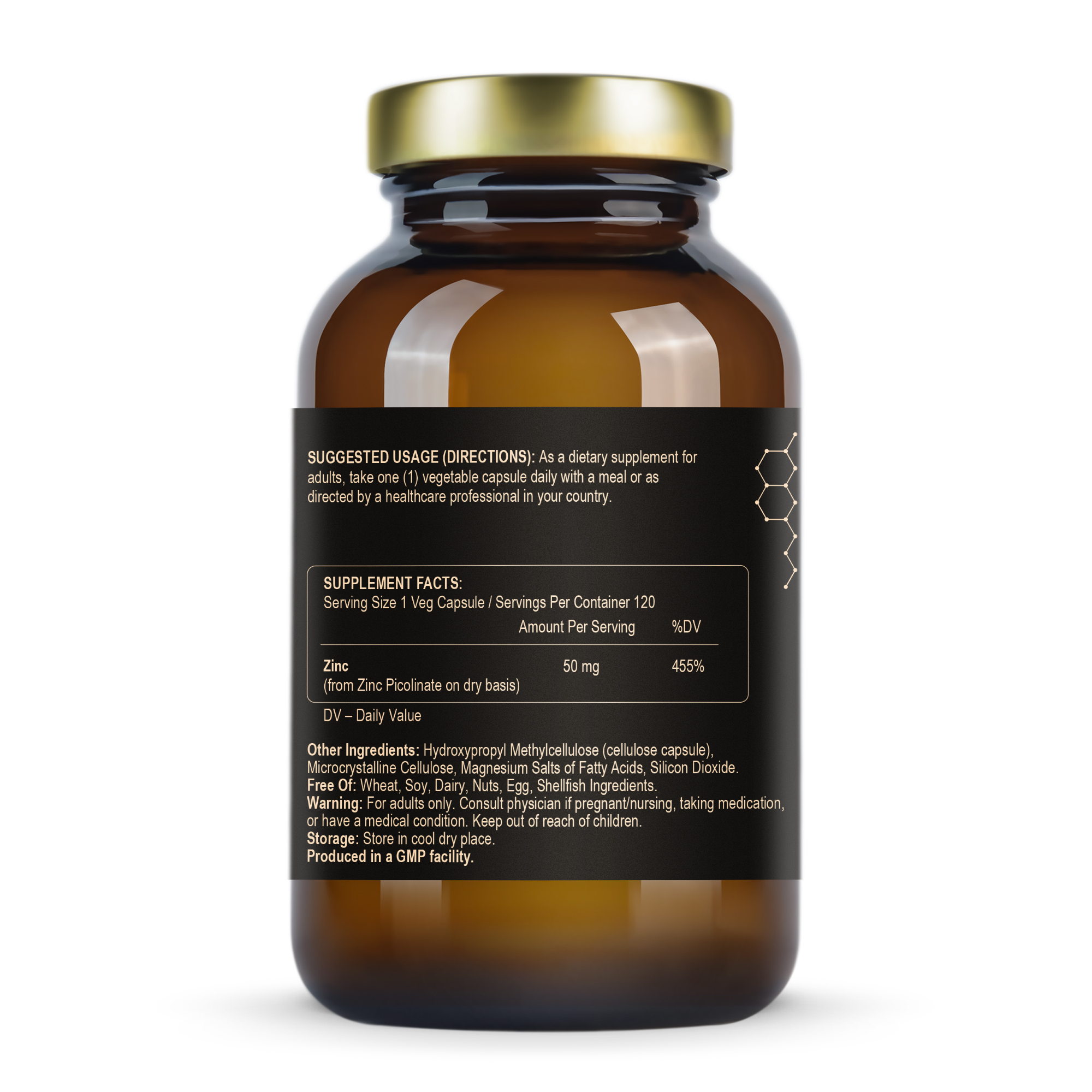 Рекомендації по вживанню Zinc Picolinate 50 mg Fuel Up 120 шт