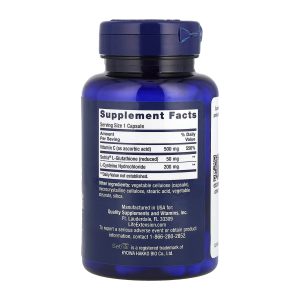 Glutathione Cysteine & C - 100 caps фото2