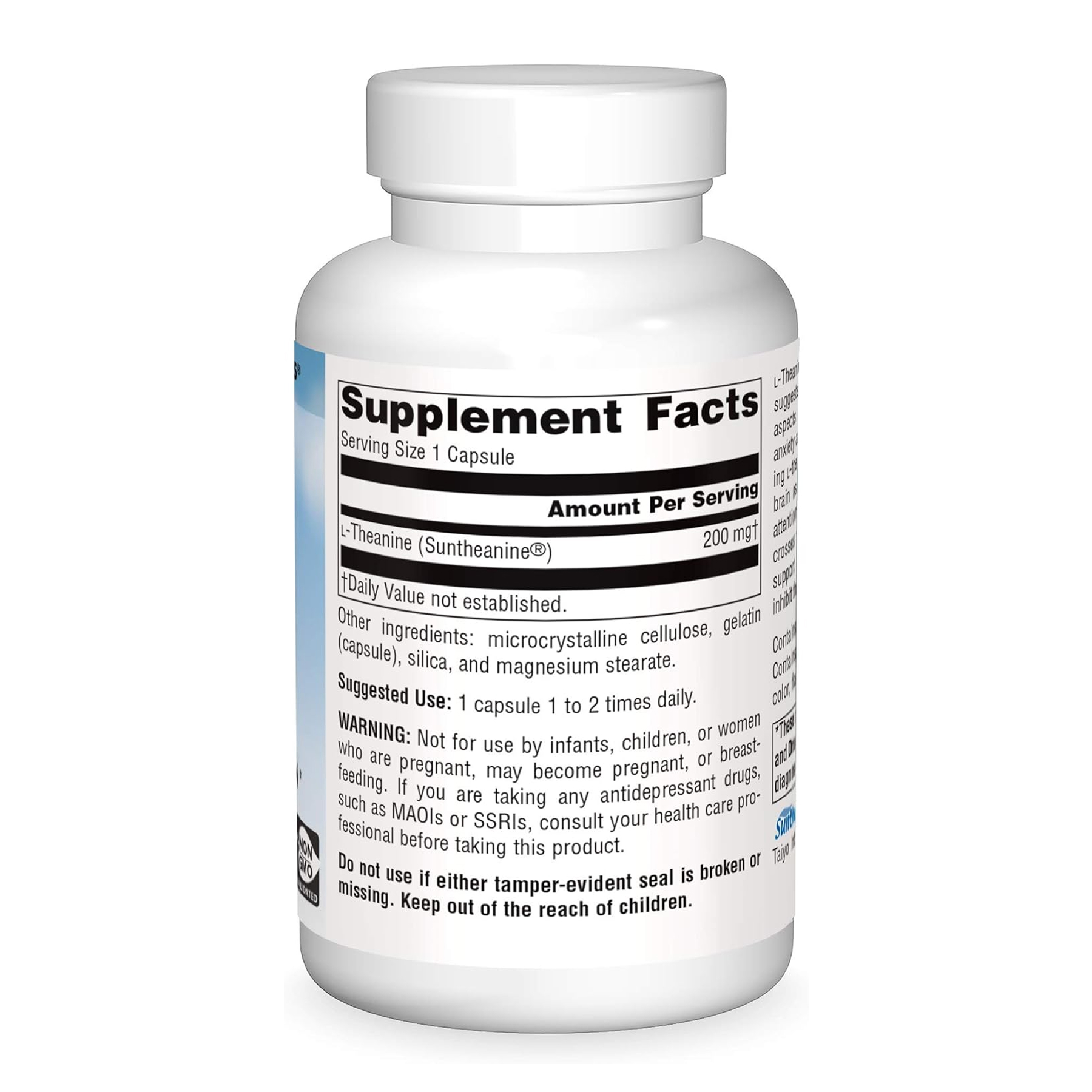 Serene Science® L-Theanine 200 mg - 30 tabs фото2