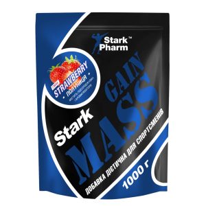 Stark Gain Mass Ostrowia Whey - 1000g Strawberry фото1