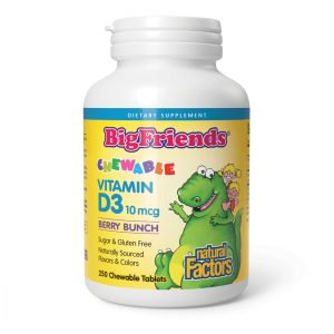 Vitamin D3 10 mcg (400 IU) - 250 tabs Berry Bunch фото1