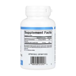 Vitamin D3 & K2 25 mcg (1000 IU) & 120 mcg - 60 softgels фото2
