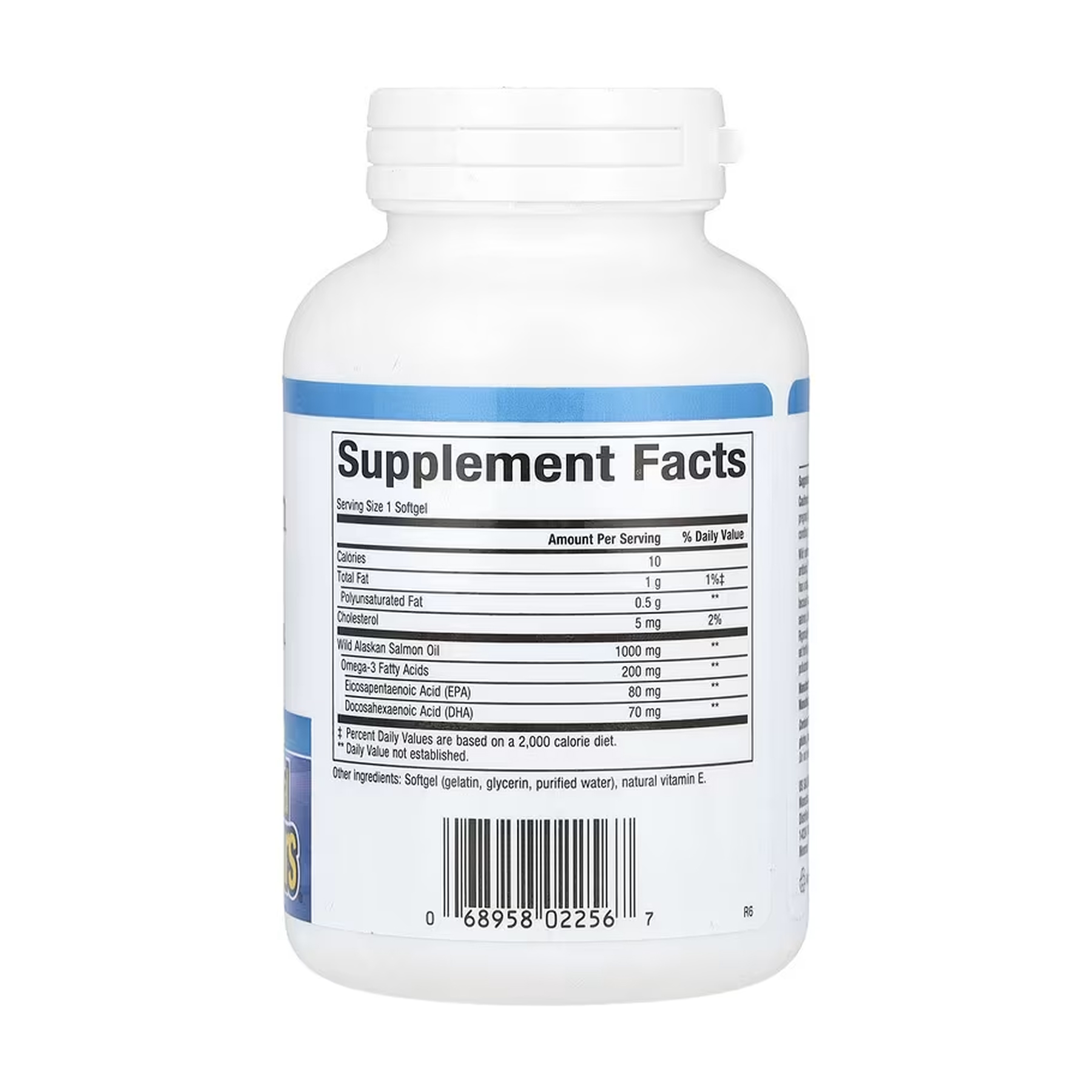 Wild Alaskan Salmon Oil 1000mg - 90 softgels фото2