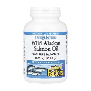 Wild Alaskan Salmon Oil 1000mg - 90 softgels фото1